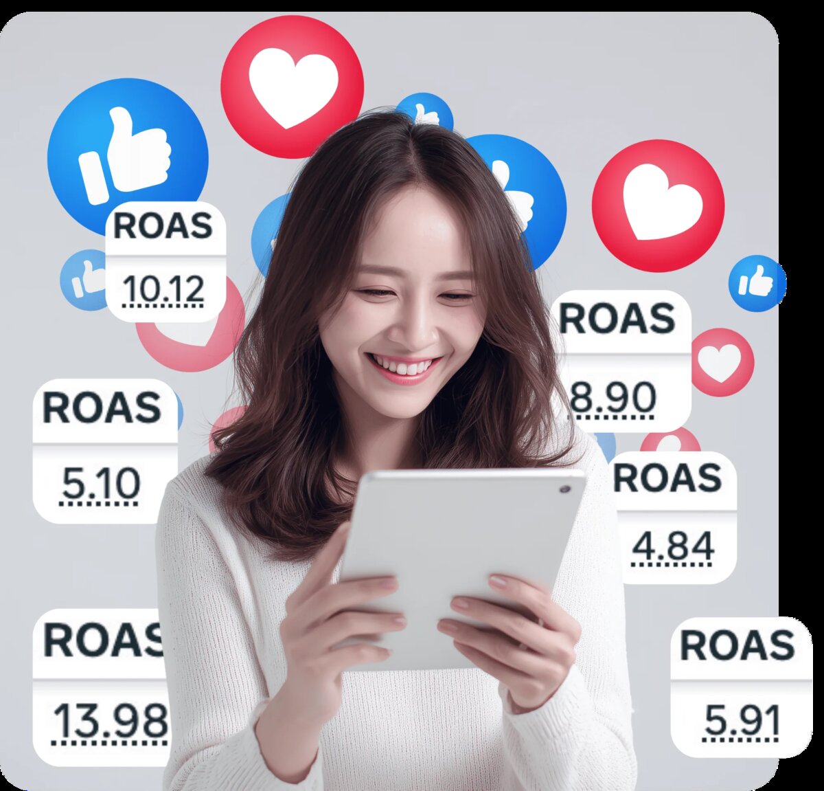 歐晶媒體行銷專業數位行銷團隊正在分析廣告數據